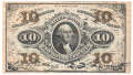 United States Of America 10 Cents,  3. 3.1863